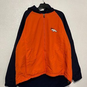 Denver Broncos Official Nfl Reversible Jacket Size XL